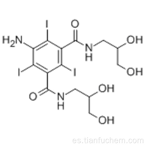 5-Amino-N, N&#39;-bis (2,3-dihidroxipropil) -2,4,6-triyodo-1,3-bencenodicarboxamida CAS 76801-93-9